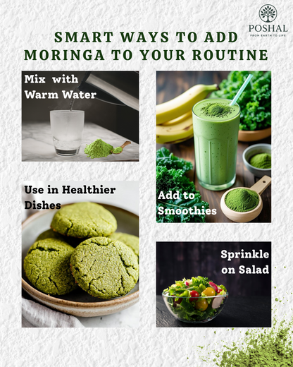 Poshal Organic Moringa Powder - 100g